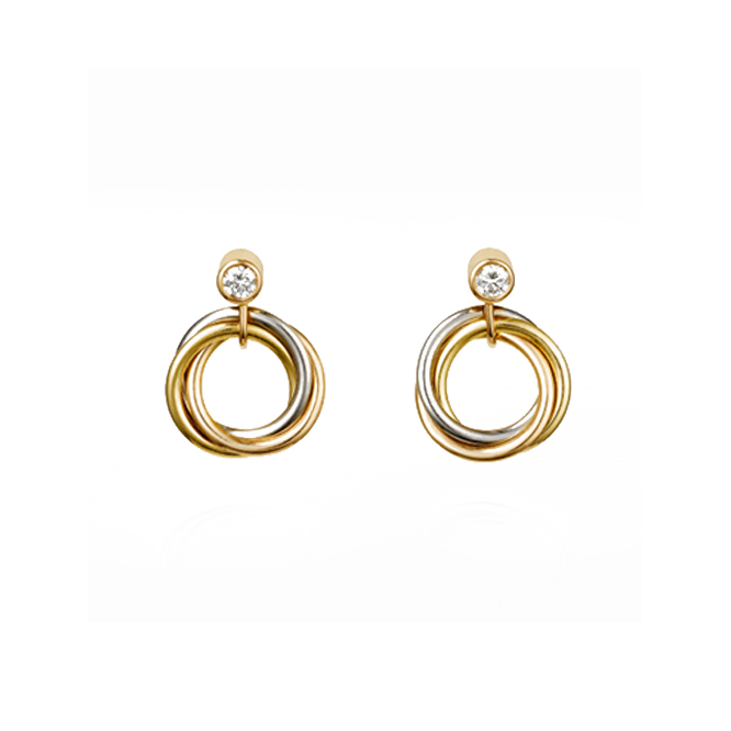 CARTIER TRINITY EARRINGS B8043200