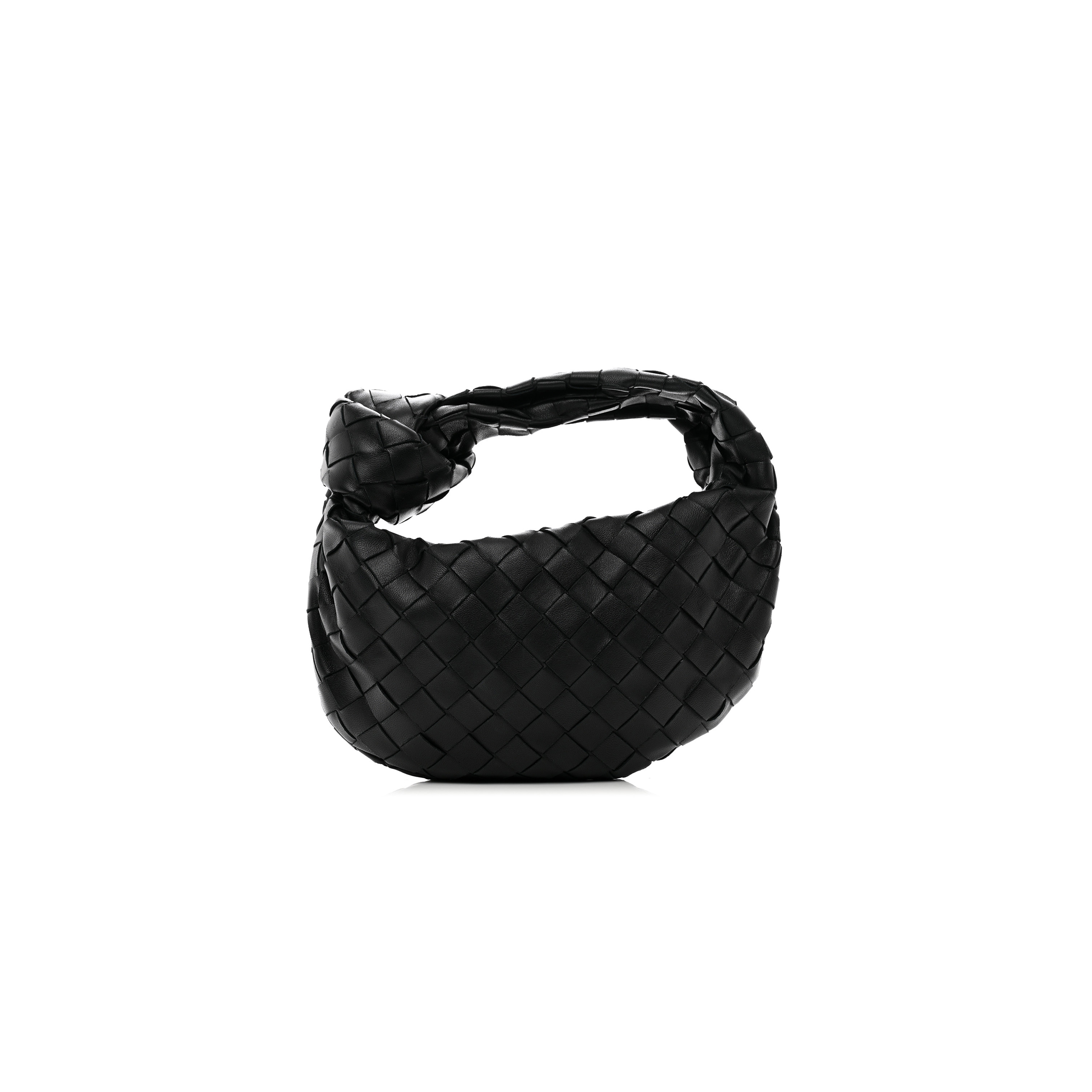 BOTTEGA VENETA NAPPA INTRECCIATO MINI JODIE BLACK (25*14*6cm)