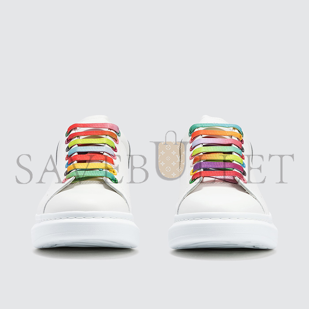 ALEXANDER MCQUEEN RAINBOW LACE OVERSIZED SNEAKER 462214WHGP79004