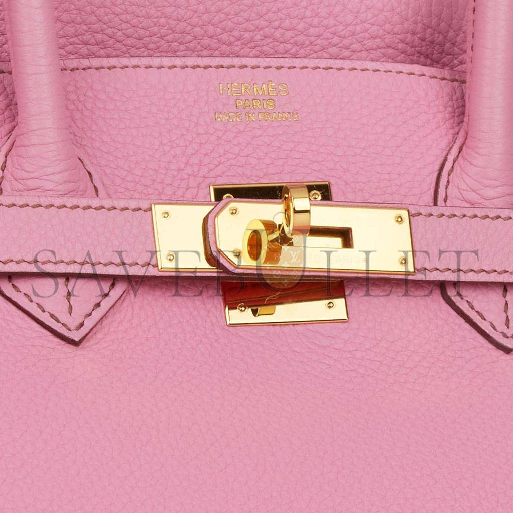 HERMES BIRKIN 35 BUBBLEGUM TOGO GOLD HARDWARE (35cm)