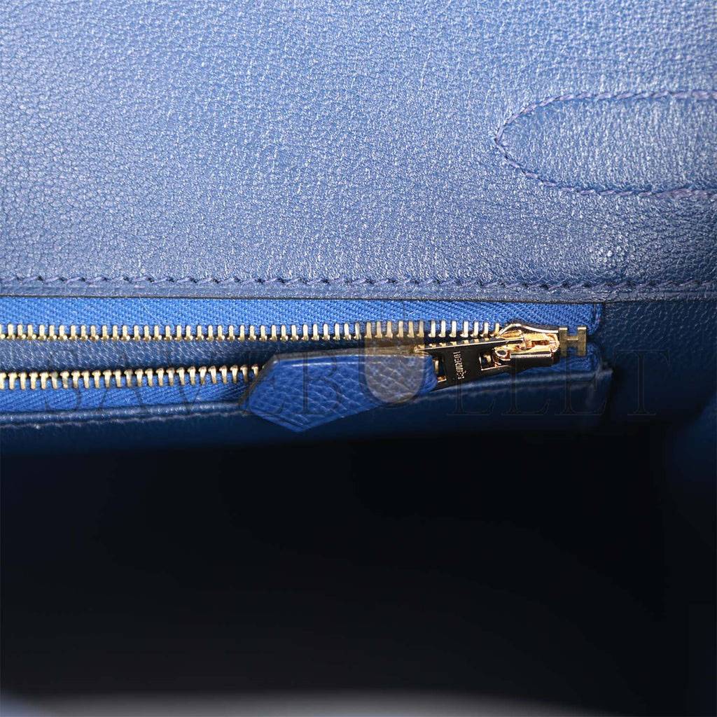 HERMES BIRKIN 30 BLEU SAPHIR EPSOM GOLD HARDWARE (30cm)