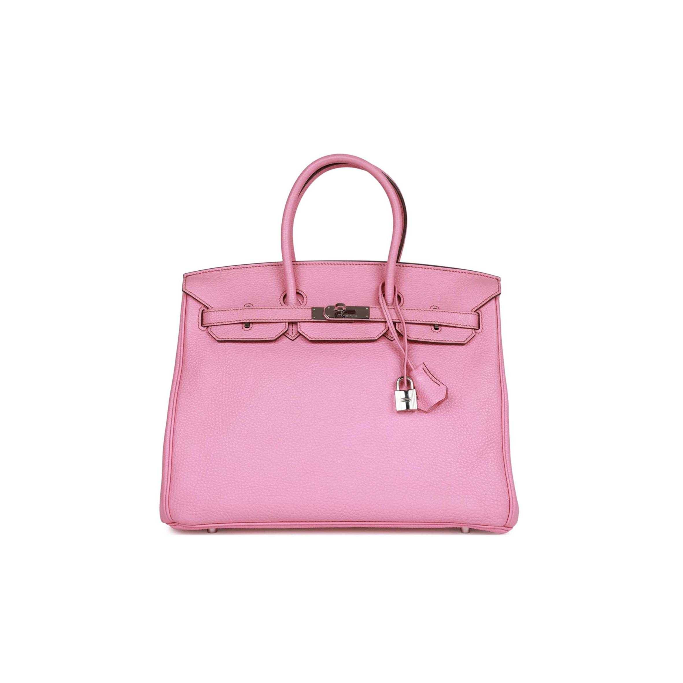 HERMES BIRKIN 35 BUBBLEGUM TOGO PALLADIUM HARDWARE (35cm)