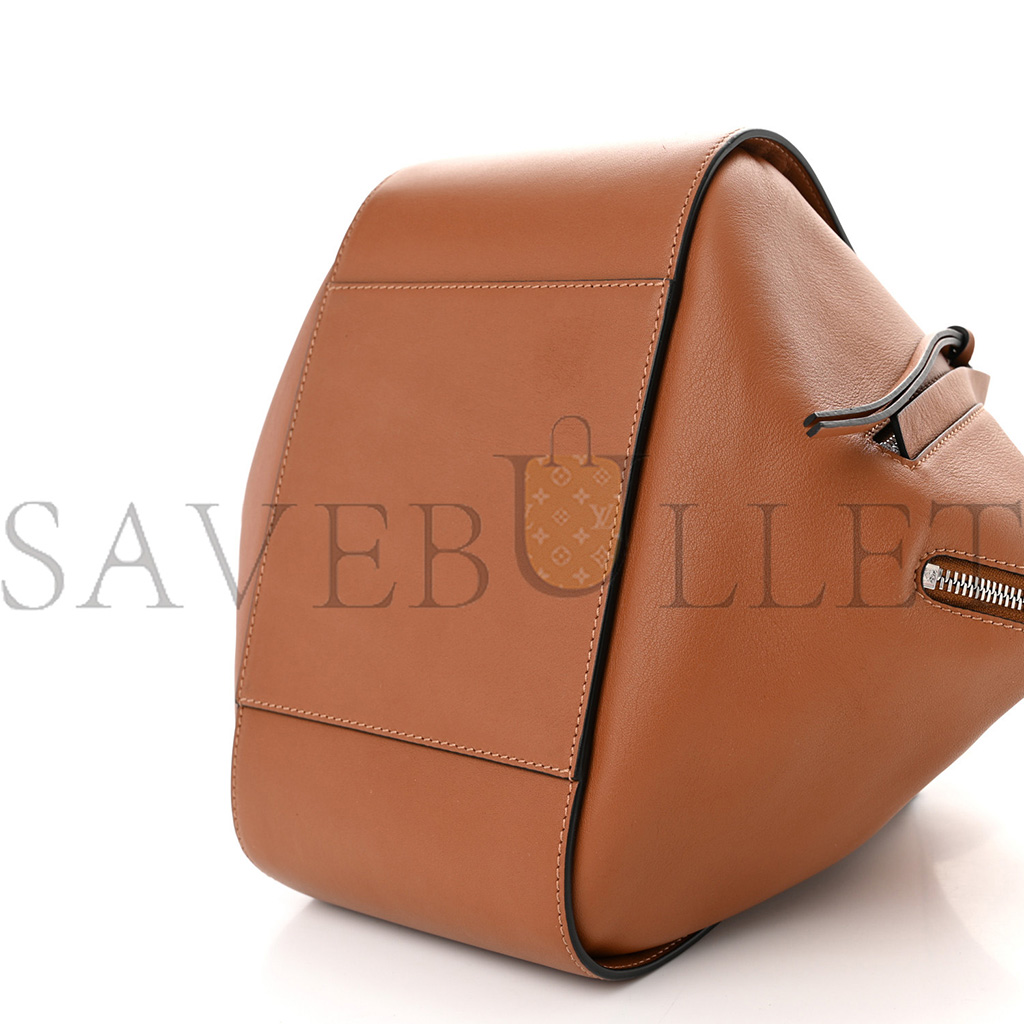 LOEWE CALFSKIN SMALL HAMMOCK SHOULDER BAG TAN (30*25*13.5cm)