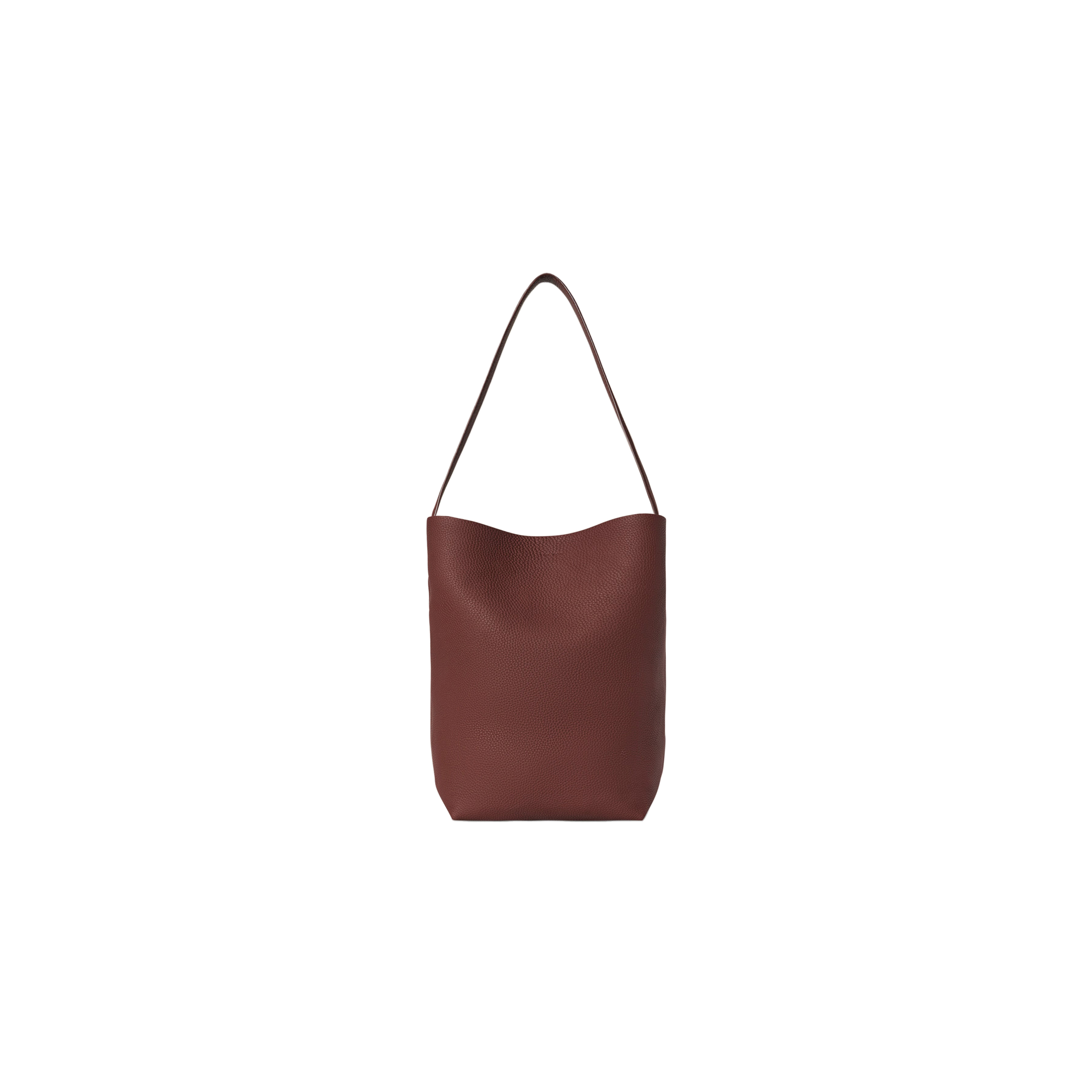 THE ROW MEDIUM NS PARK TOTE BAG IN LEATHER BURNT WOOD W1313L129BWOD (33*28*15cm)