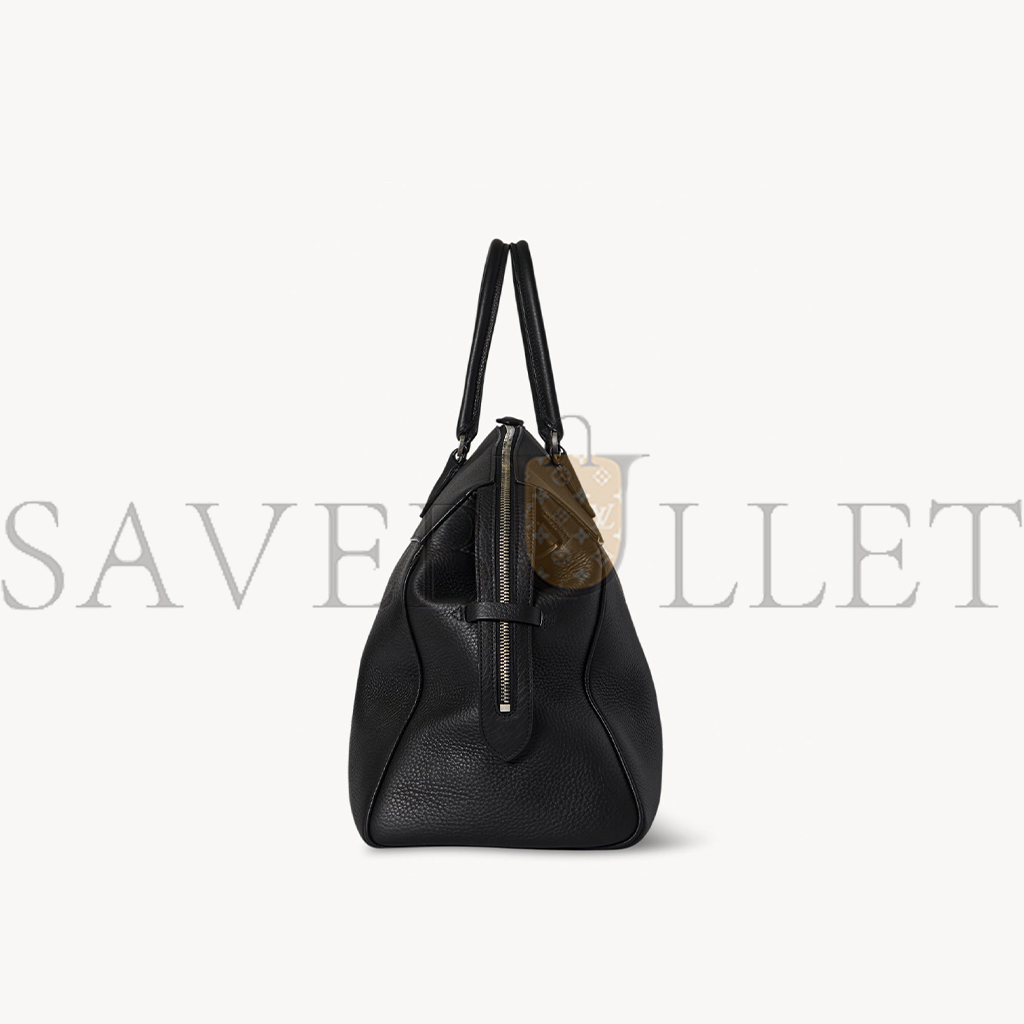 THE ROW GEORGE DUFFLE IN LEATHER BLACK W1630L129BAS (43*30*18cm)