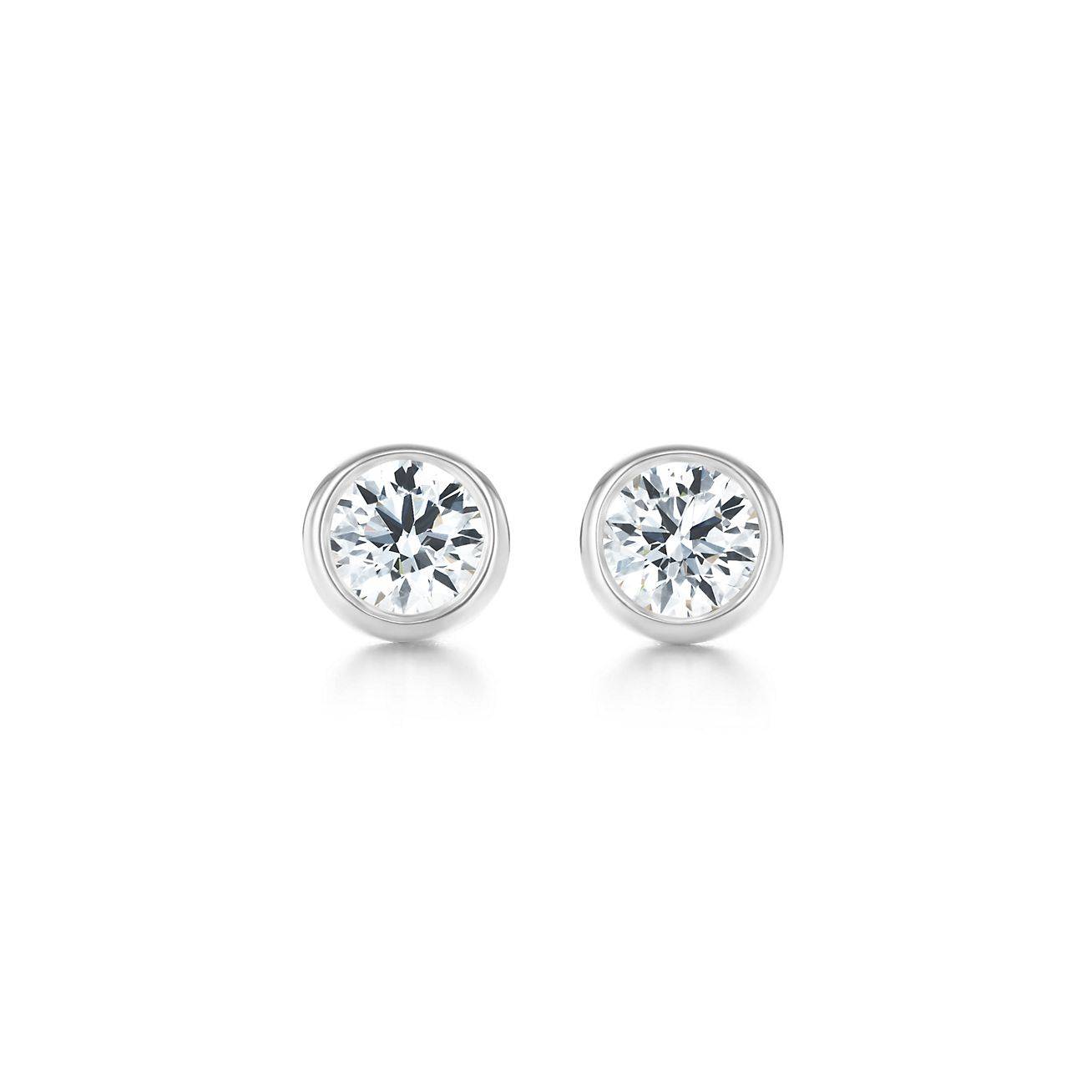 TIFFANY  ELSA PERETTI® DIAMONDS BY THE YARD® EARRINGS IN PLATINUM 60017554