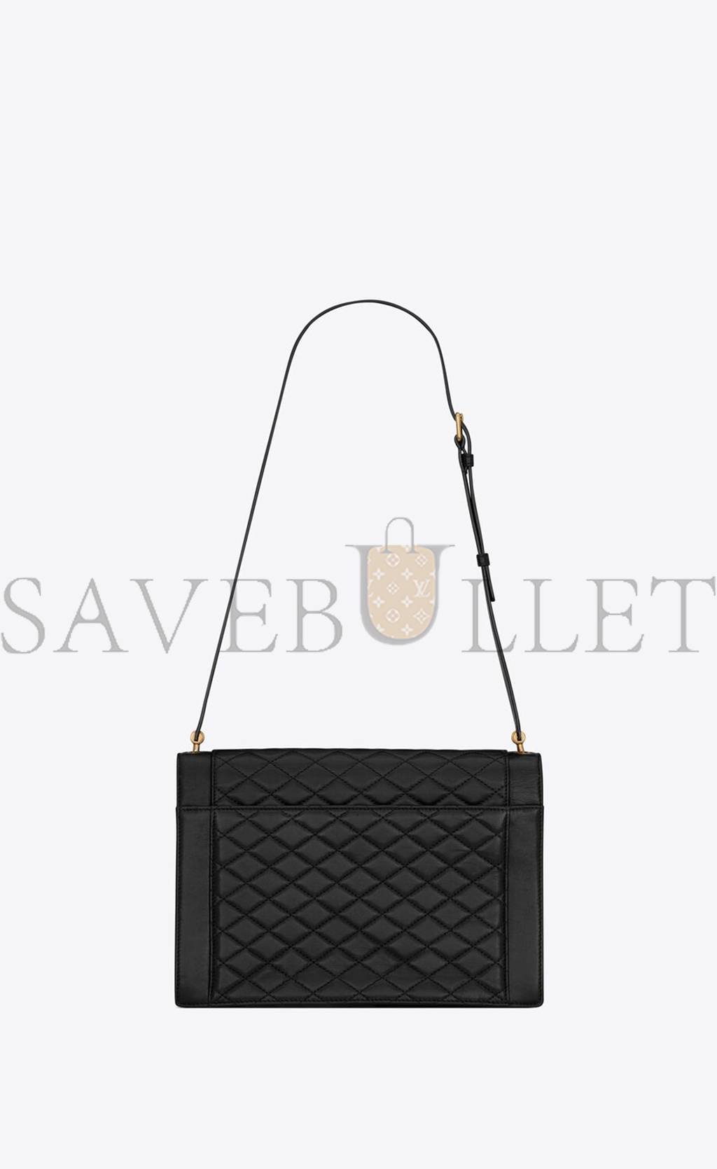 YSL GABY SATCHEL IN QUILTED LAMBSKIN 6688631EL071000 (26*18*5cm)