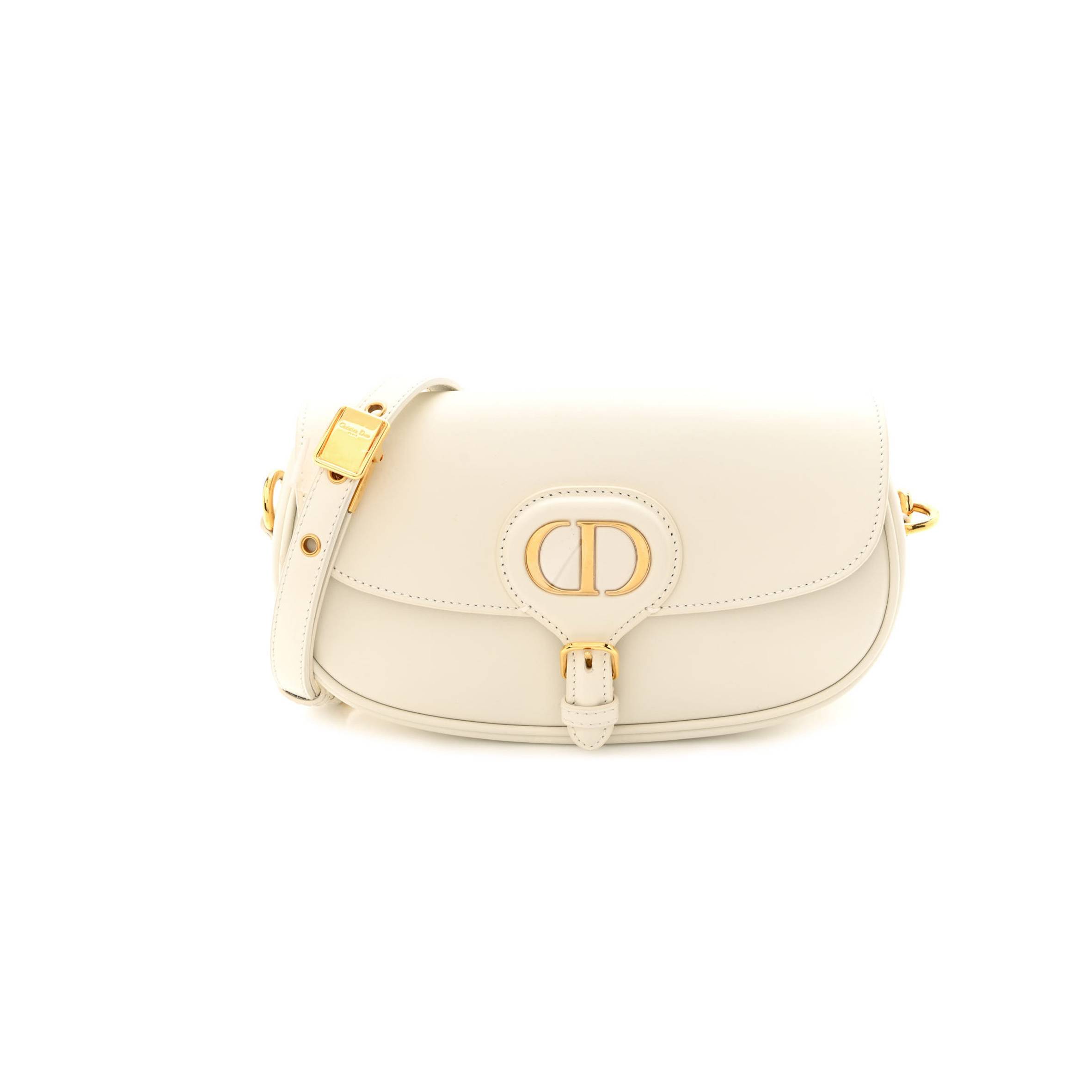 DIOR BOX CALFSKIN EAST WEST BOBBY BAG LATTE (21*12*5.1cm)